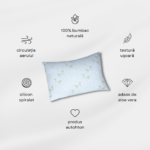 Pernă cu Umplutură din silicon spiralat (ALOE VERA)