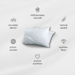Pernă cu Umplutură din silicon spiralat Bumbac 100% (Beazi)