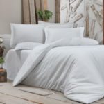 Lenjerie de pat STRIPE PERLA ALBĂ