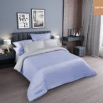 Lenjerie de pat LIGHT BLUE AND GRAY