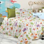 Комплект постельного белья Зелёные динозавры / Поплин Nr 72