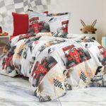 Набор постельного белья  Formula 1 Rosu/Kirmizi