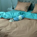 Lenjerie de pat Rust/Smarald Inchis