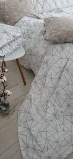 Lenjerie de pat Cataleya Inchis/Deschis - imagine 4