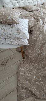 Lenjerie de pat Cataleya Inchis/Deschis - imagine 3